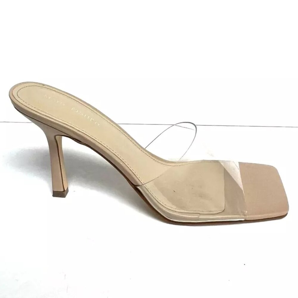Marc Fisher Womens Danria Heeled Sandals Clear, Size 11 M